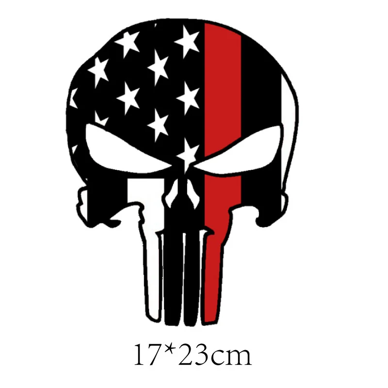 Graffiti Skull Car Stickers Reflect The Light Of Evil Spirit Knight
