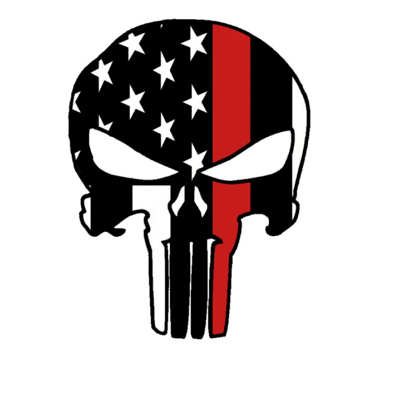 Graffiti Skull Car Stickers Reflect The Light Of Evil Spirit Knight