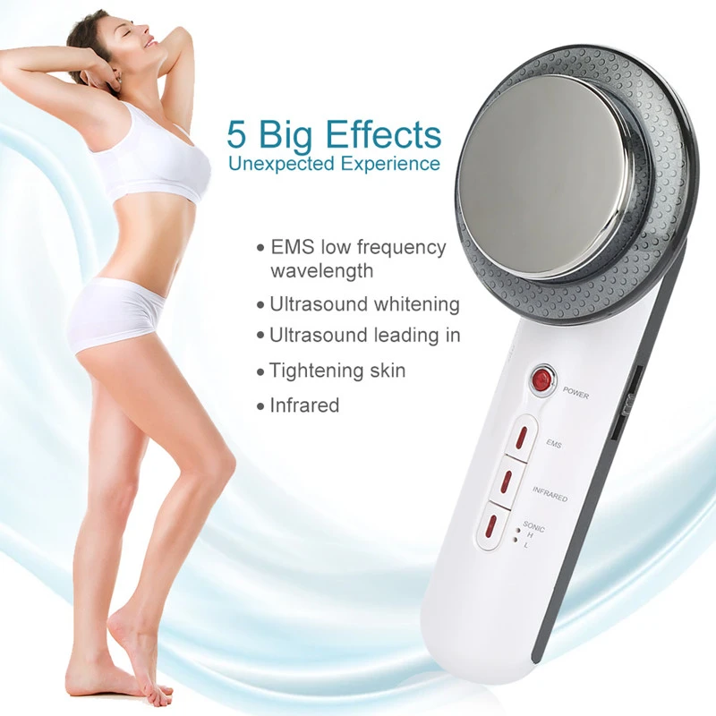 Three-in-one Ultrasonic Massage Beauty Instrument