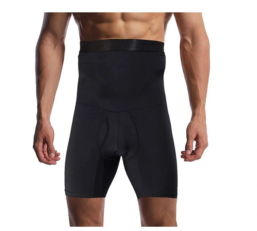 Men's Silicone Non-Slip High Waist Shapewear Pants