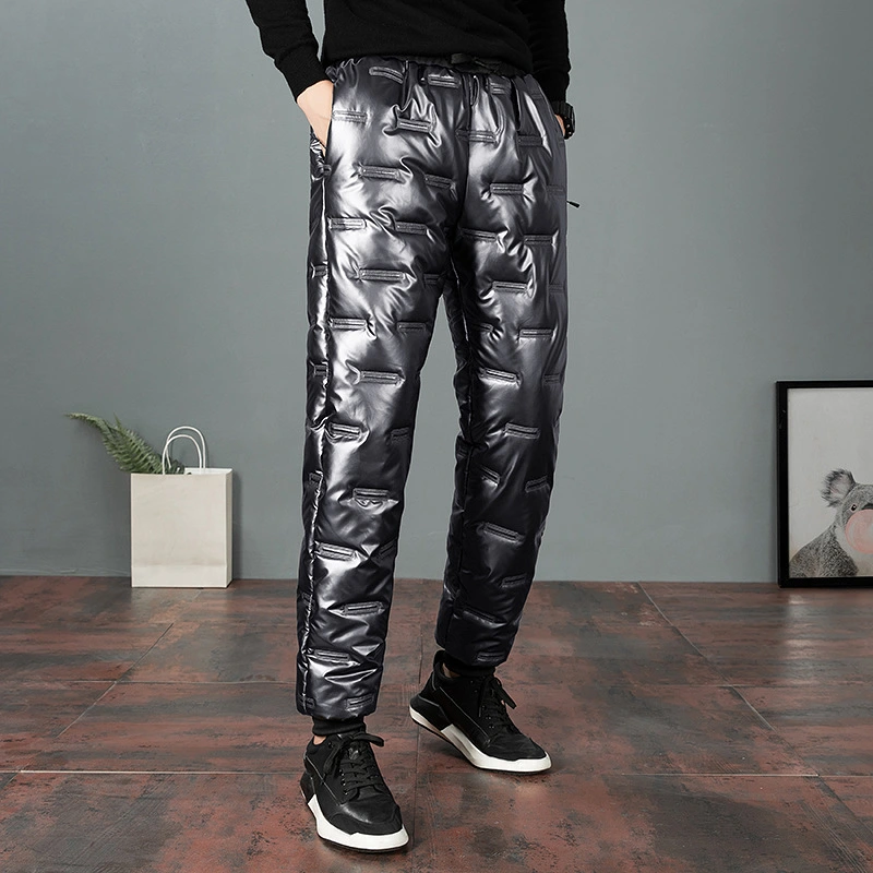 Men's Winter Cotton Casual Middle-aged And Young Large Pants