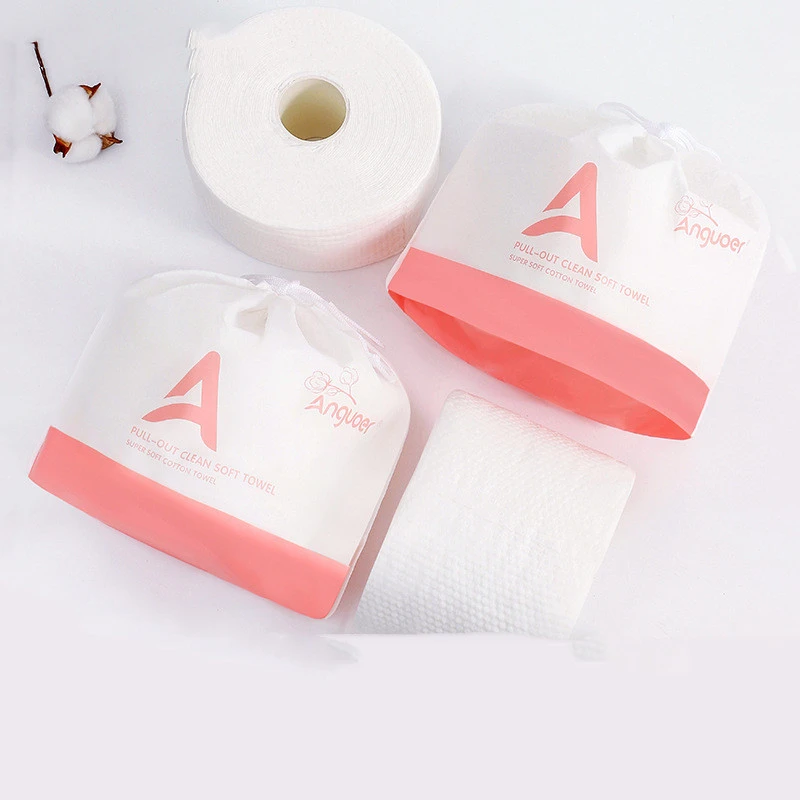 Pearl Grain Thickened Roll Type Cotton Soft Disposable Facial Towel