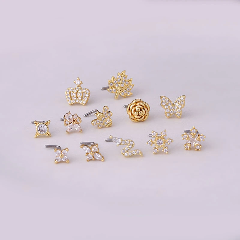 Titanium Steel Screw Shank Nose Nail