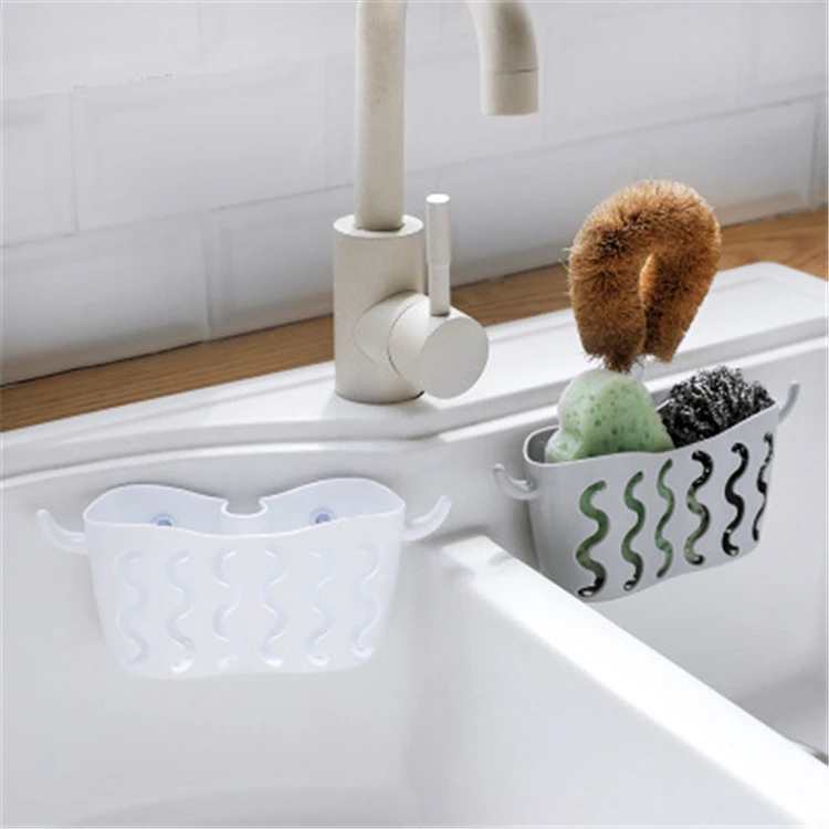 Perforated suction cup storage basket