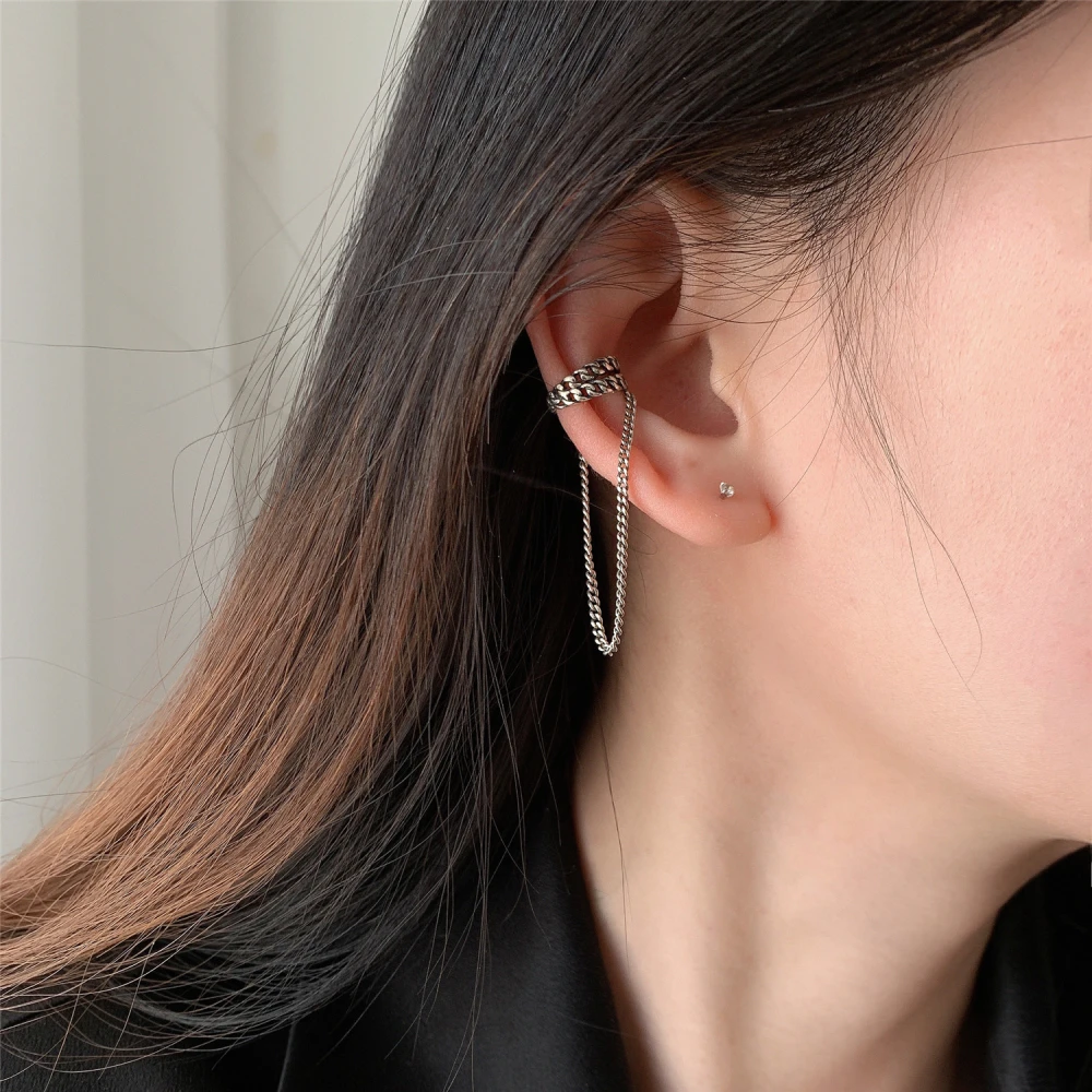 Chinese Zodiac Snake Shaped Ear Clip Without