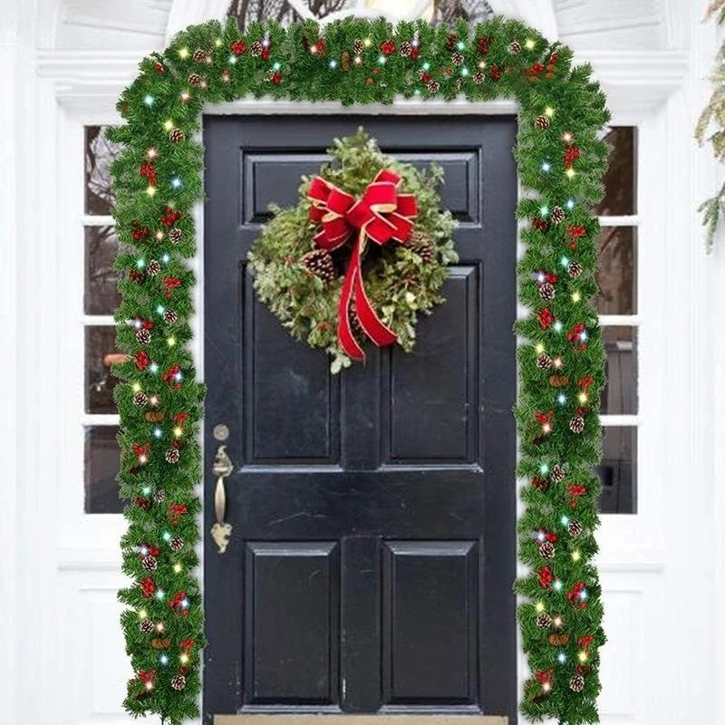 Door Hanging Decoration Christmas Encryption Cane