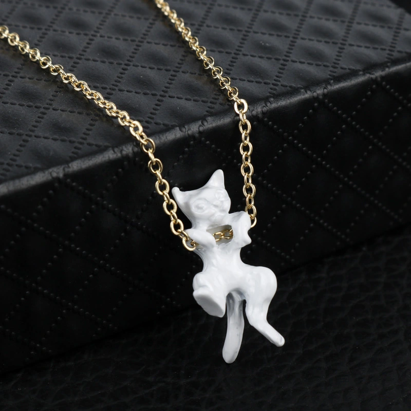 Naughty Cat Star Man Necklace