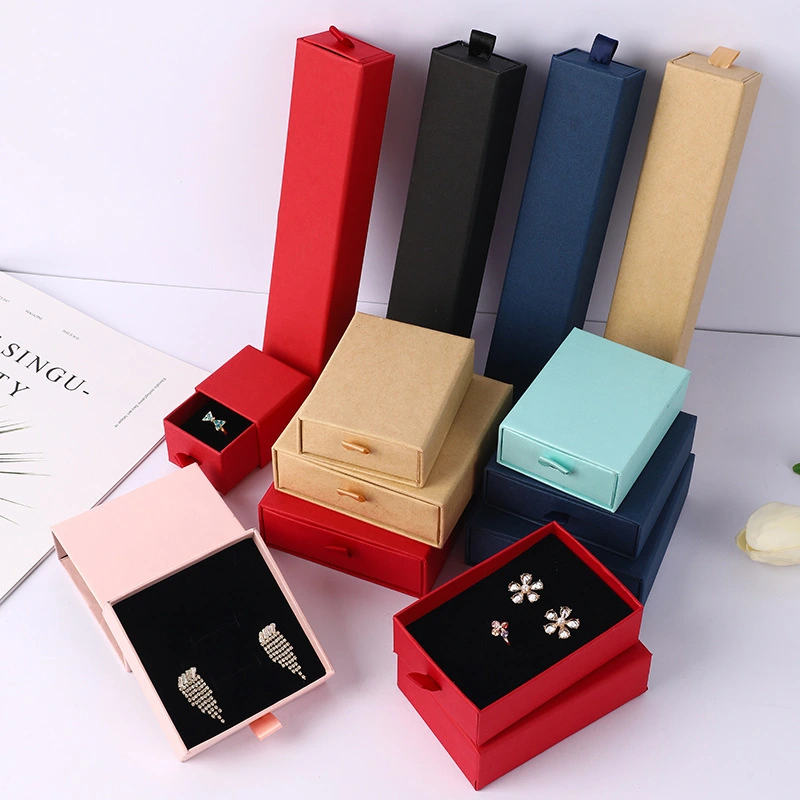 Drawer Jewelry Packaging Ring Storage Box