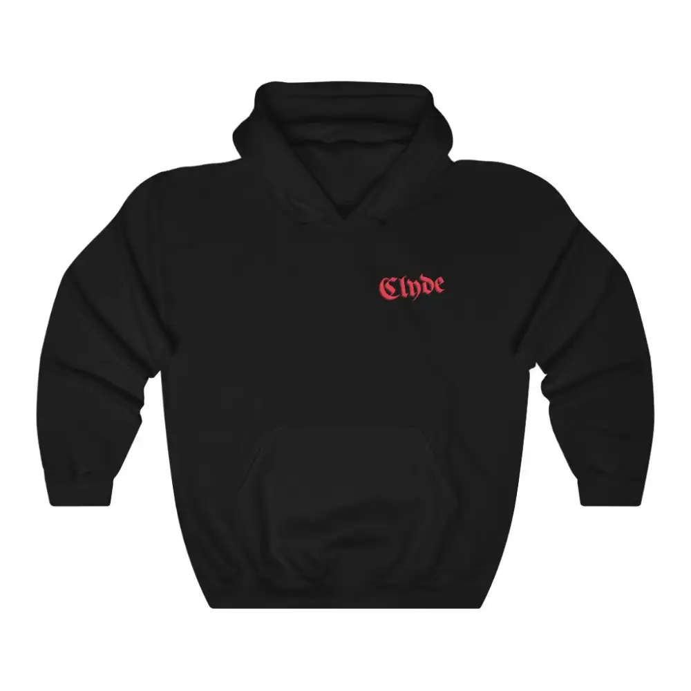 Clyde Pistol Black Long Sleeve Hoodie