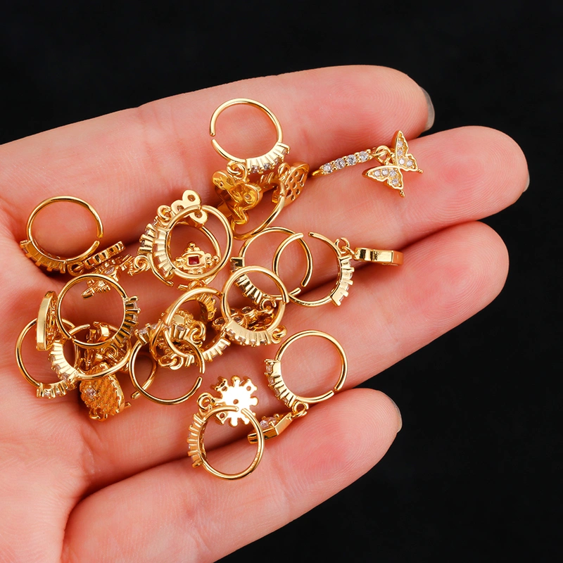 Fashion European And American Piercing Nose Ornaments