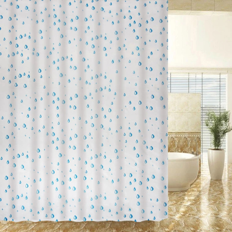 Bathroom Partition Waterproof Printing Shower Curtain