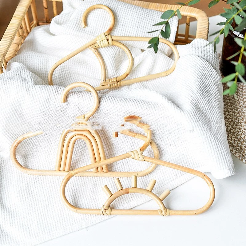 Handmade Rattan Clothes Hanger For Children