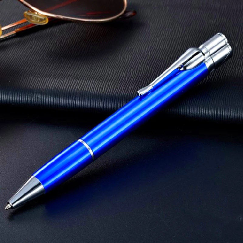 Round Pen Inflatable Windproof Lighter Multi Function