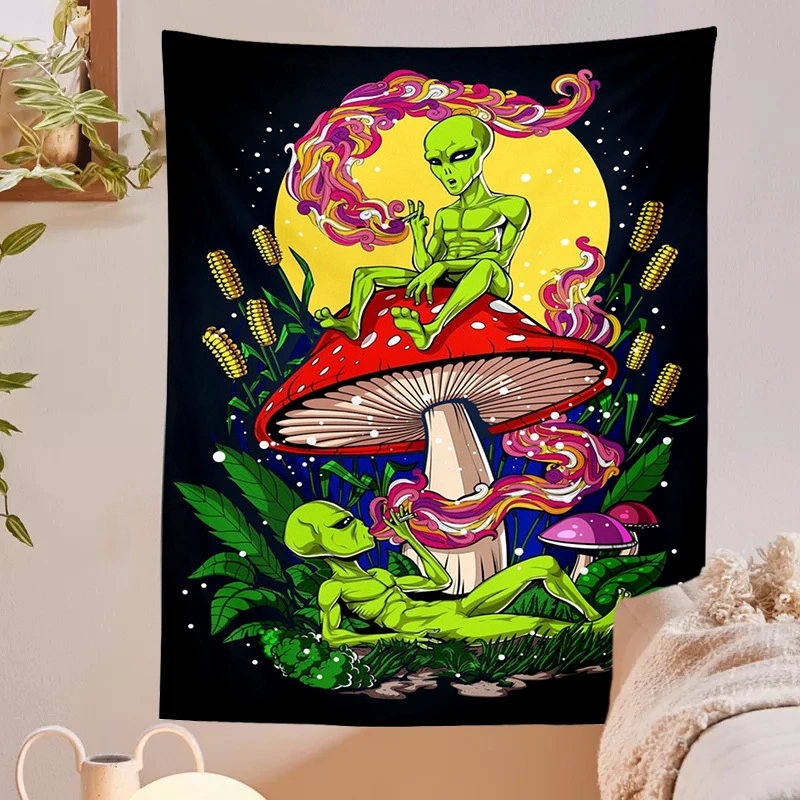 Household Fashion Art Mushroom Eye Wall Hanging