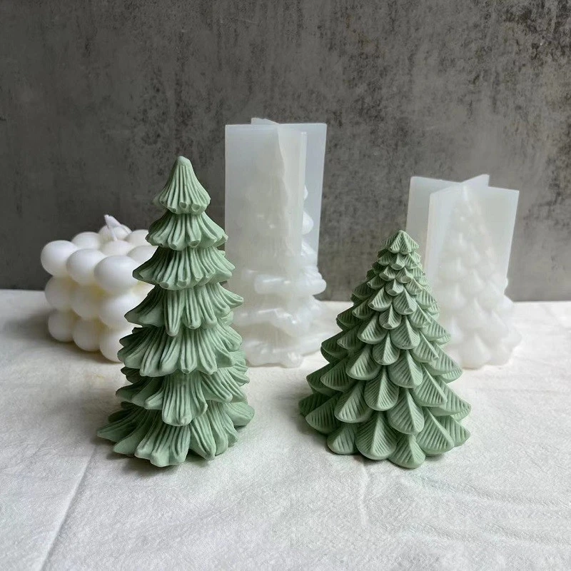 Christmas Tree Incense Candle Mold Three-dimensional Plaster