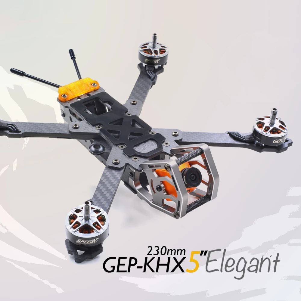 KHX5 Elegant Wheelbase Carbon Fiber FPV Racing Frame Kit