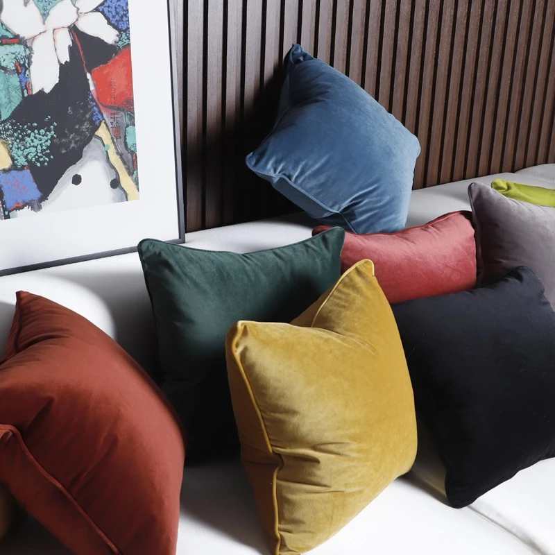 Modern Luxurious And Simple Velvet Pillow