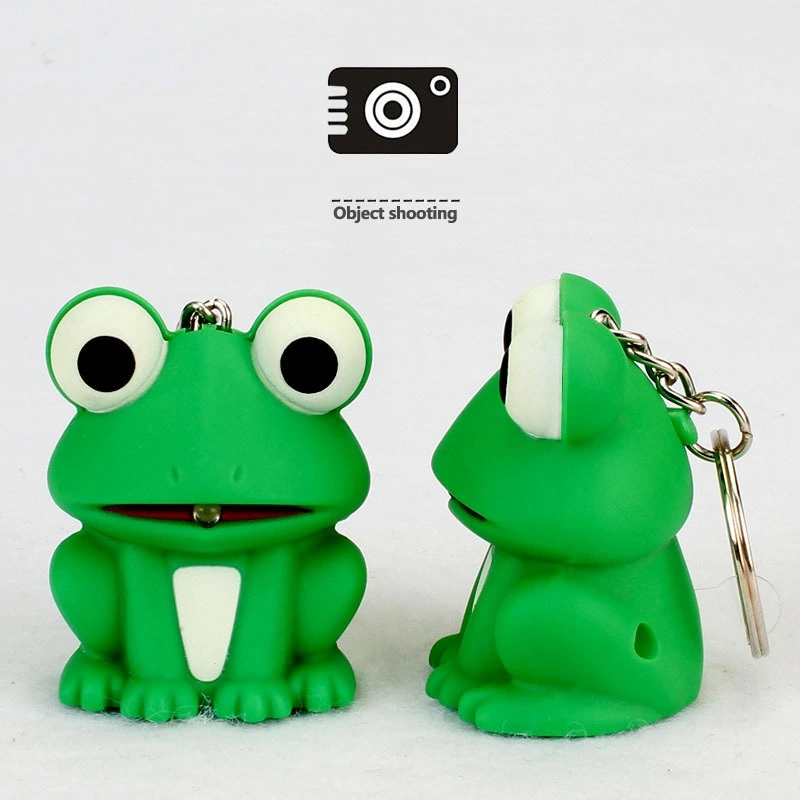 Keroppi LED Sounding Luminous Keychain Cartoon Animal Pendant