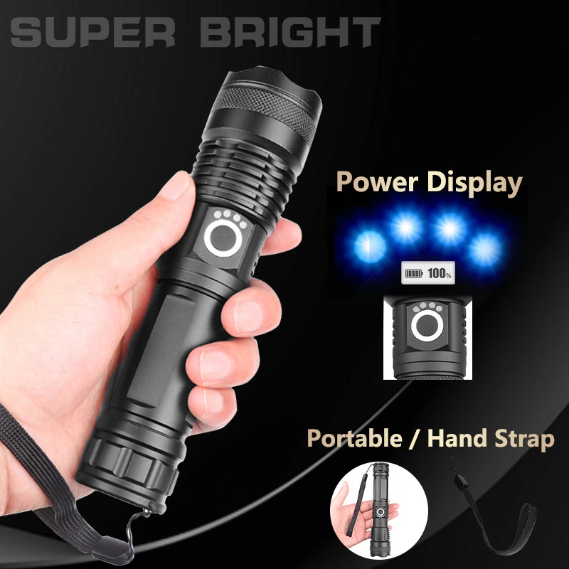 XHP50 Bright Bright Flashlight Aluminum Alloy