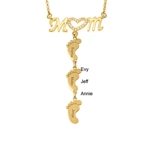 multi name necklace