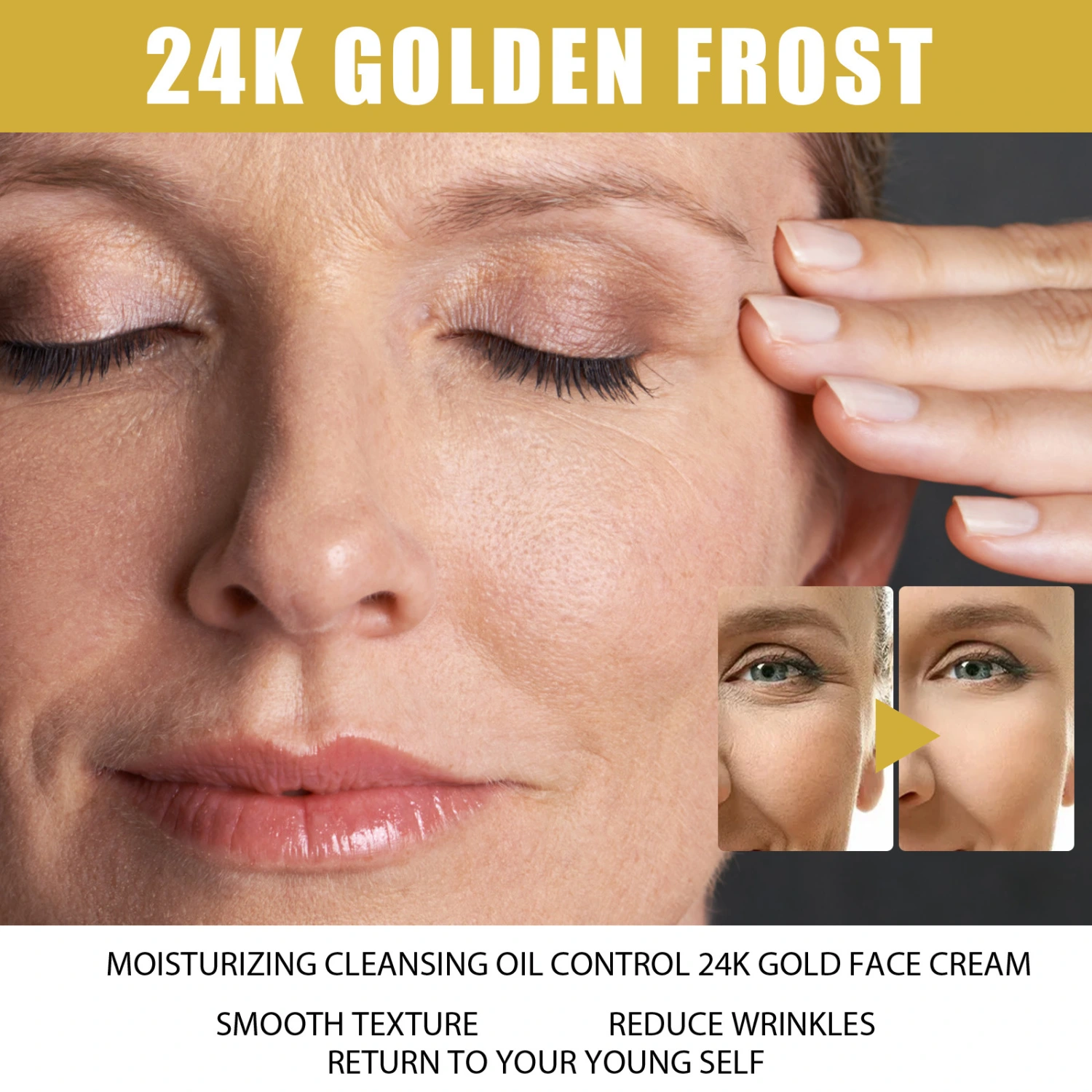 24K Gold Face Cream To Lift And Firm The Face
