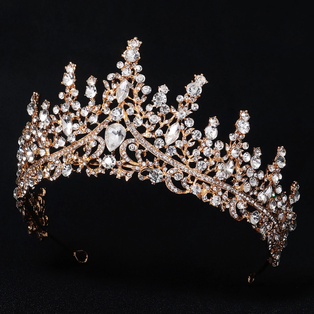 Retro Luxury Diamond Alloy Crown Europe And America