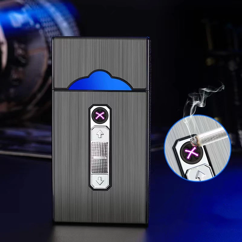 Cigarette Case Rechargeable Cigarette Lighter