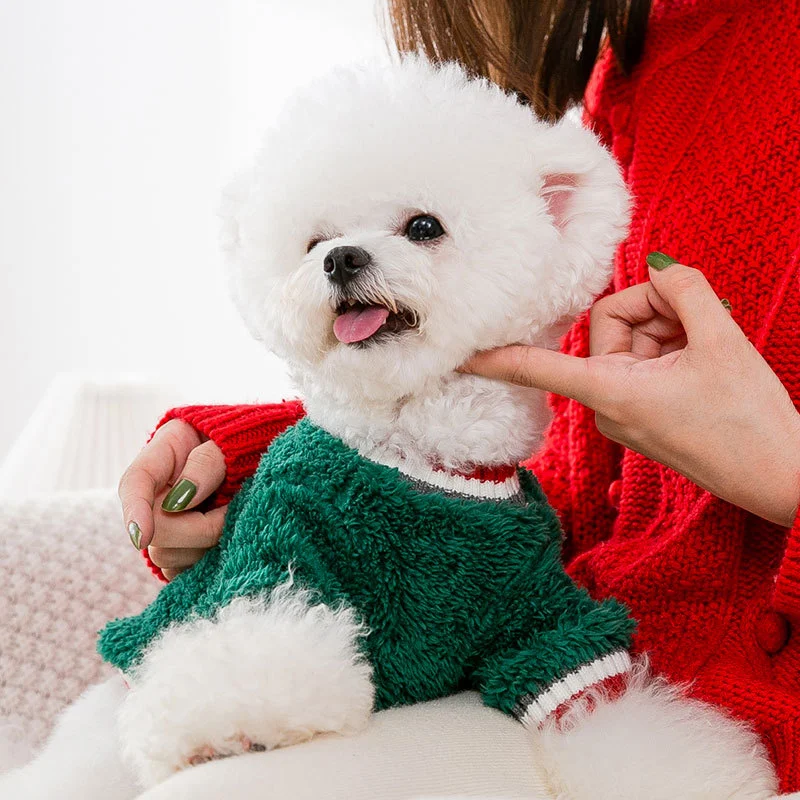 Christmas Autumn And Winter Clothes Puppy Dog Clothes