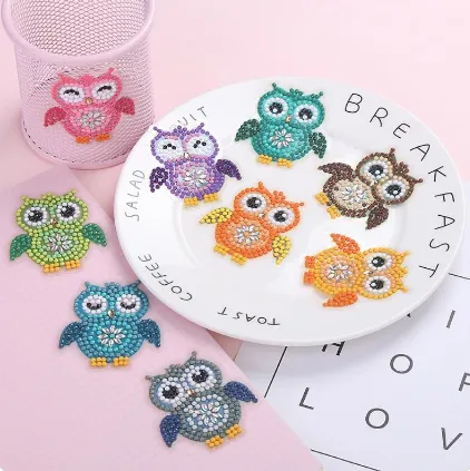 DIY Diamond Stickers Phone Stickers Owl