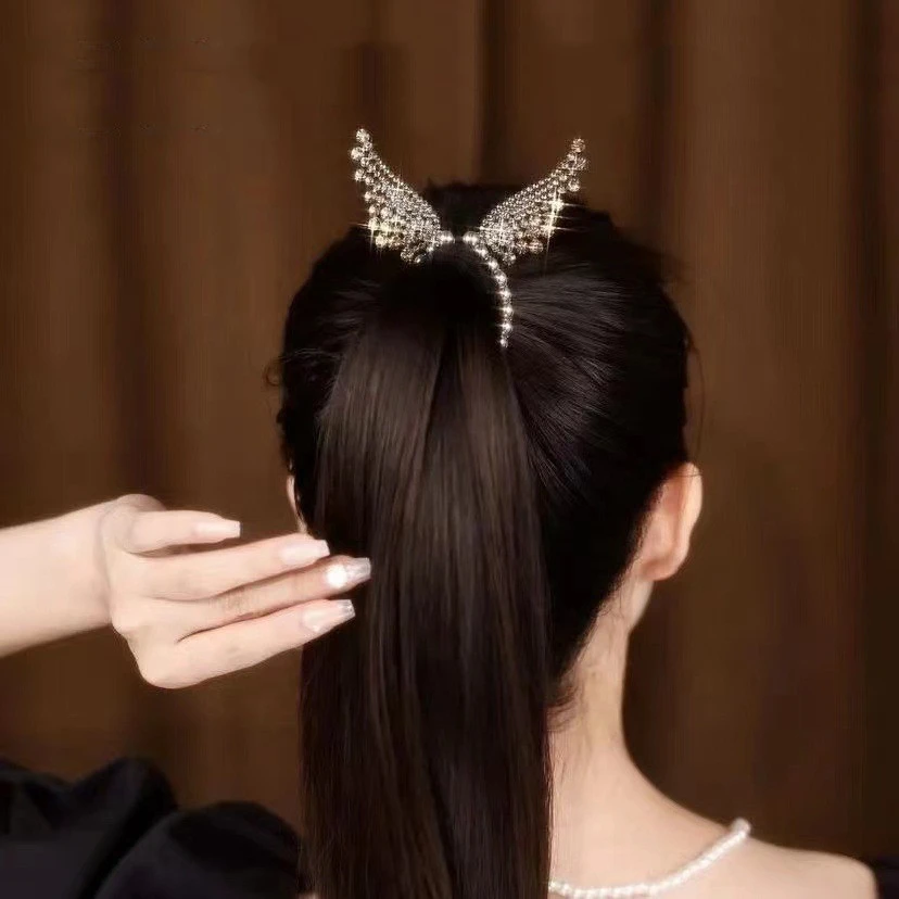 Copper Alloy Synthetic Zircon Micro Diamond Hair Clip