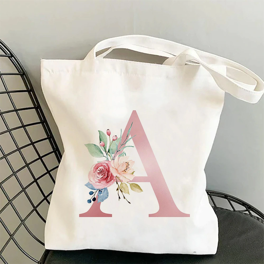 Printed Single Shoulder Folding Shopping Bag