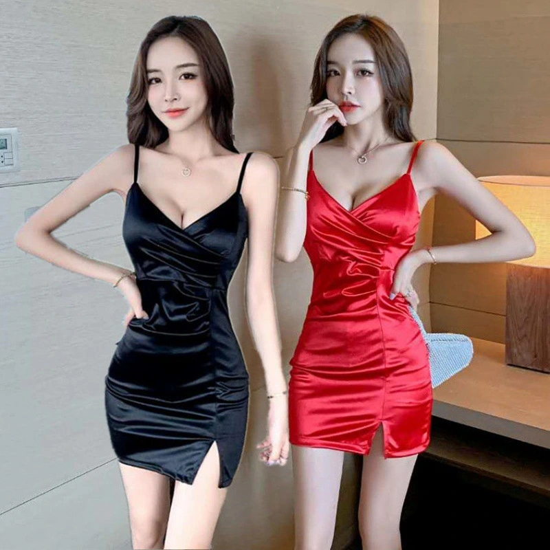 Women's Nightclub Sexy Satin Camisole Dress