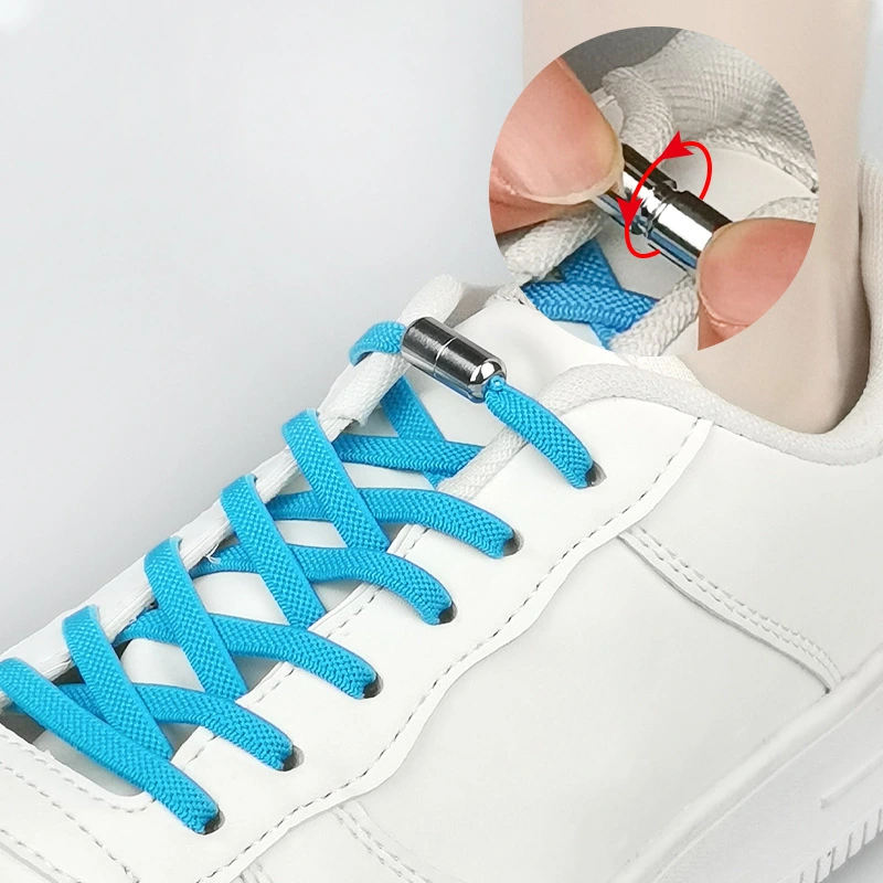 Elastic Shoelaces Without Binding Lazy People