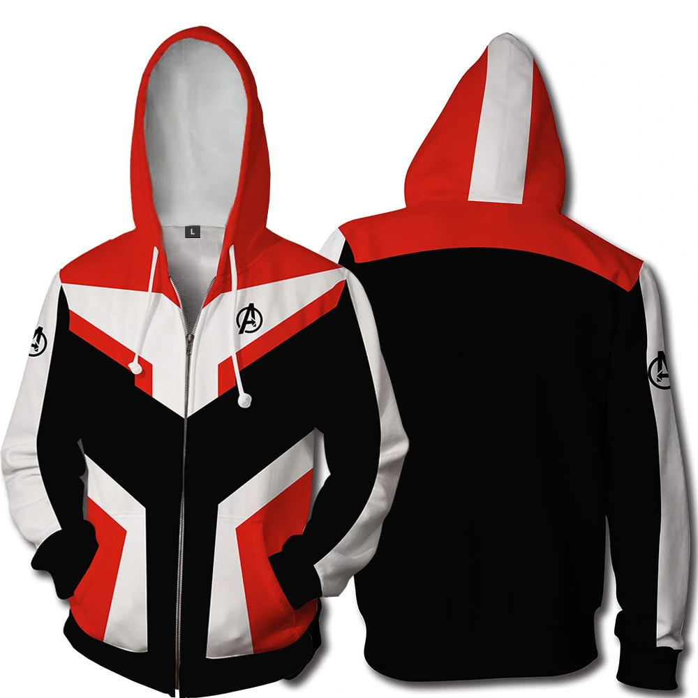 Men's Fashion Casual Fleece Zipper Hooded Sweater