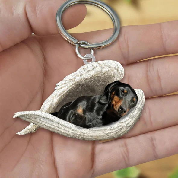 Acrylic Creative Cute Dog Animal Keychain