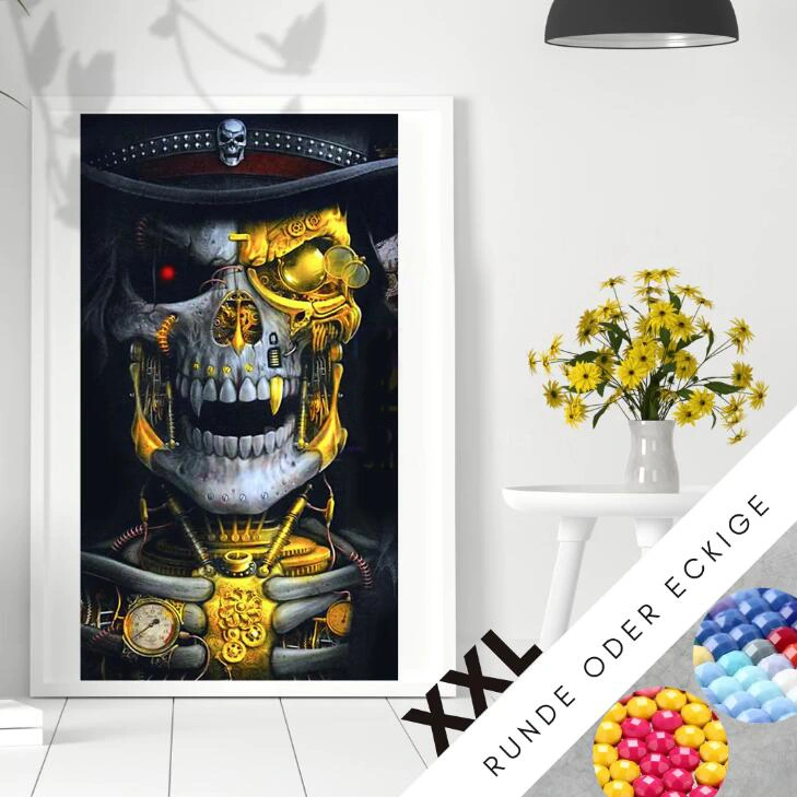 Warlord Skull Diamond Painting