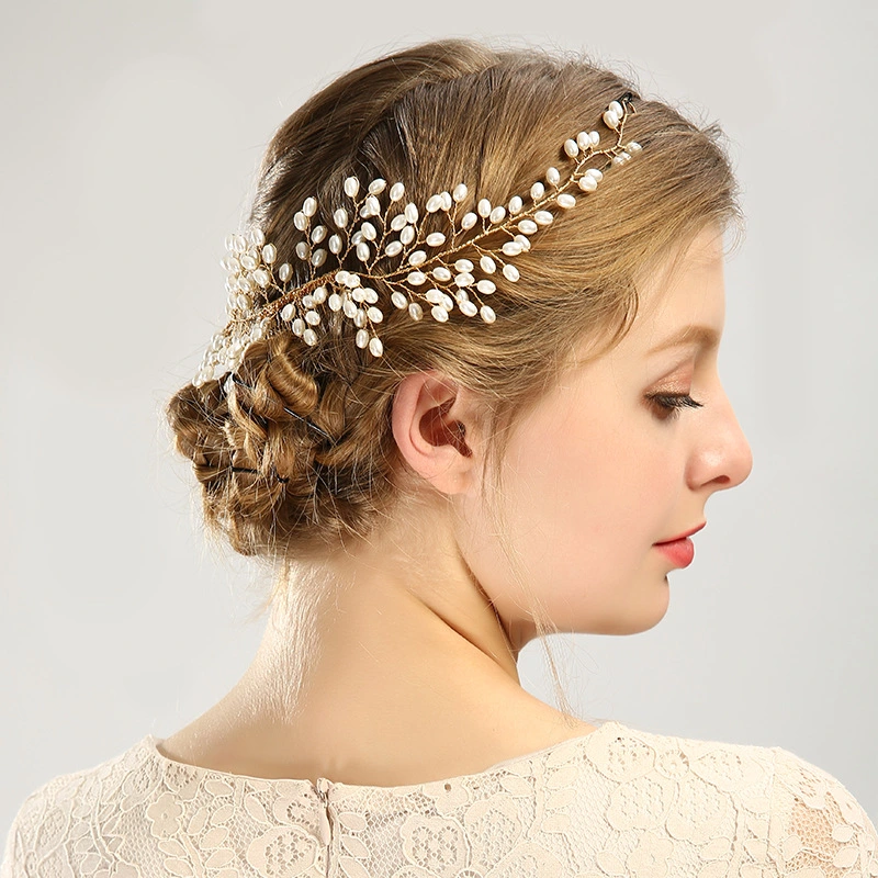 Handmade Glass Crystal Hair Comb For Bride