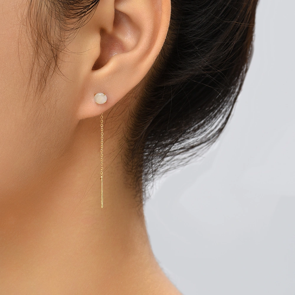 Tassel Earline Small Simple Earrings Female