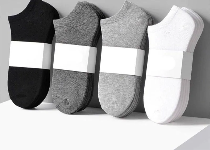 Men'S Boat Short Tube Summer Thin Low-Cut Shallow Mouth Invisible Socks