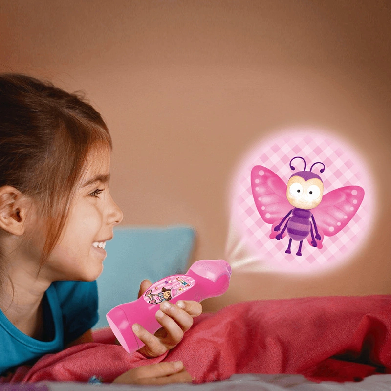 Children's Early Education Projector Dinosaur Flashlight Baby Luminous Female Bedtime Story Toy