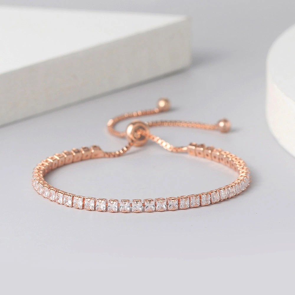 Women's Fashion Simple Single Row Diamond Bracelet