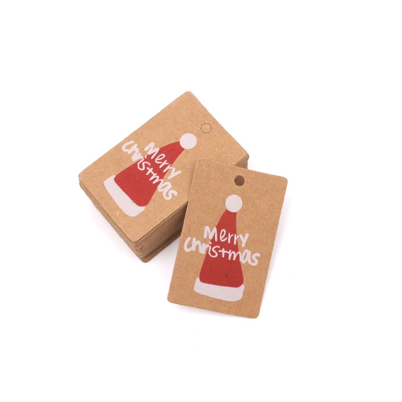 Christmas Tag Holiday Decoration Kraft Paper