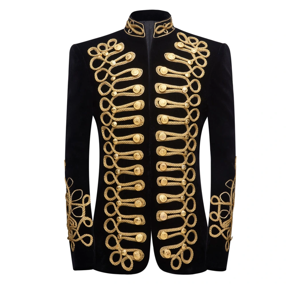 European And American New Gold Rope Fit Jacket
