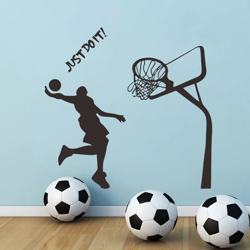 Sports Boy Bedroom Study Room Decoration Wall Stickers Removable Sticker