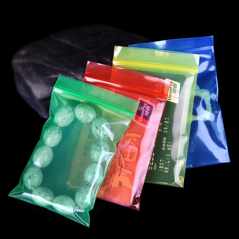 Self Sealing Small Colored Plastic Bag