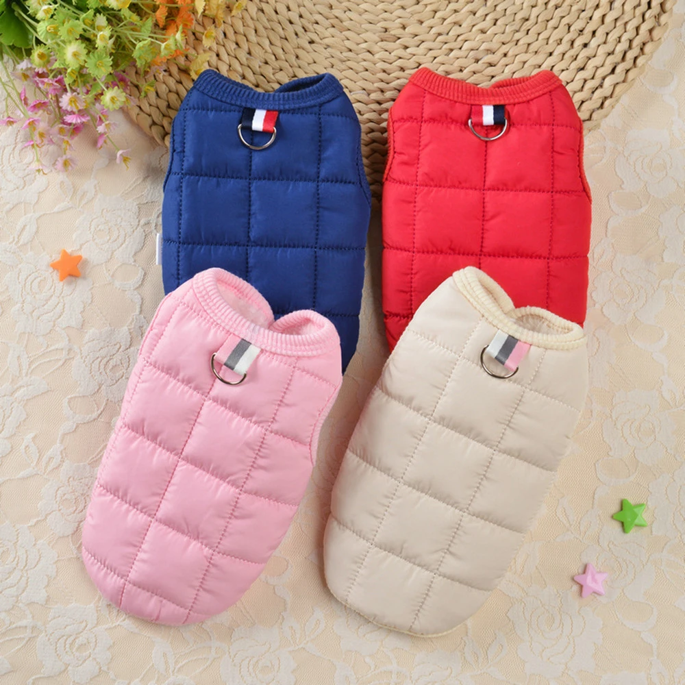 Pet Plaid Cotton Coat Teddy Bomei