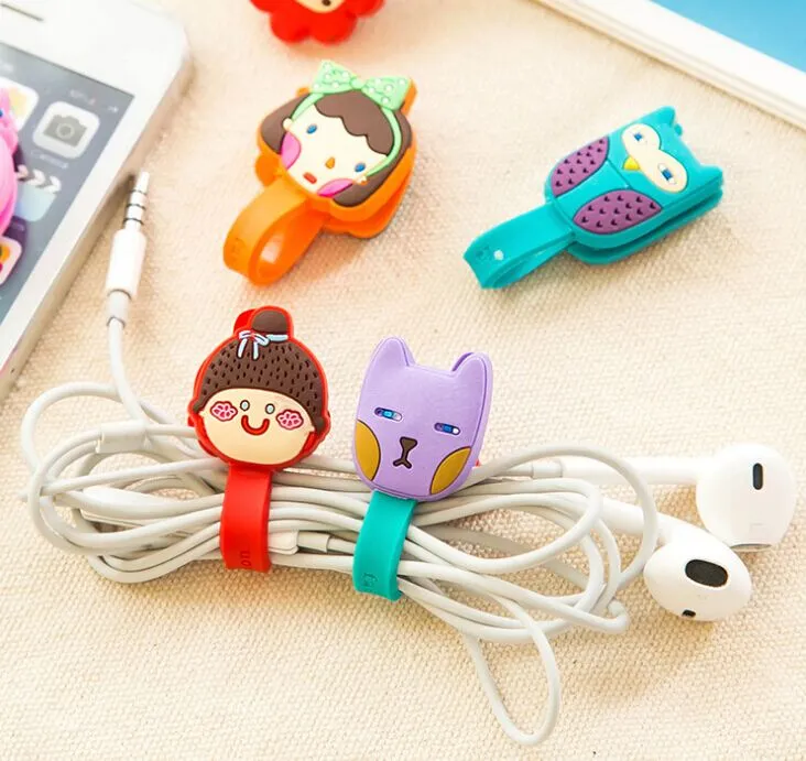 Creative Household Necessities Cartoon Mobile Phone Wire Winder Hub