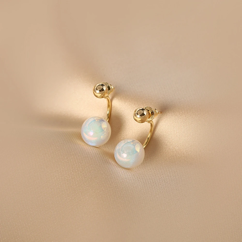 Pearl Earrings Women's Niche Design Sense Of High-end Temperament