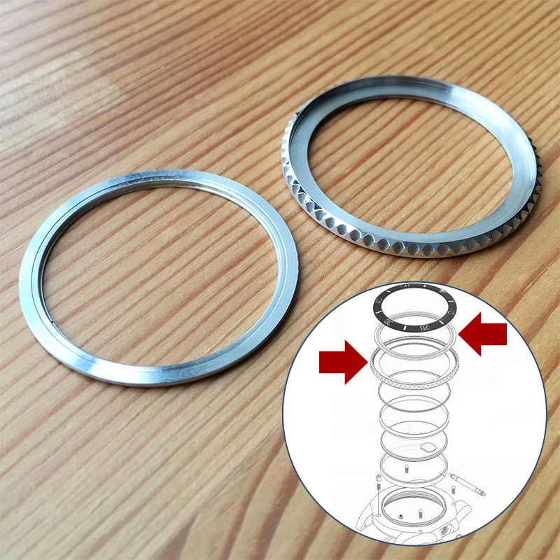 Watch Fine Steel Dog Tooth Steel Ring Bottom Bracket Gasket