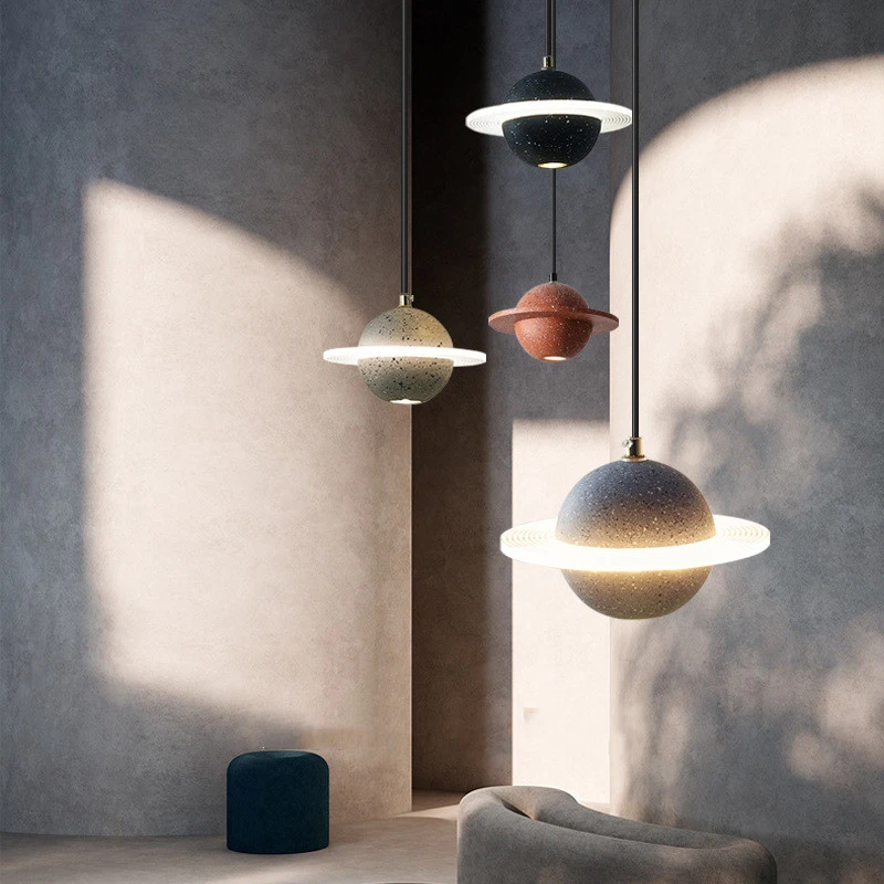 Nordic Creative Planet Pendant Lamp Led Personality